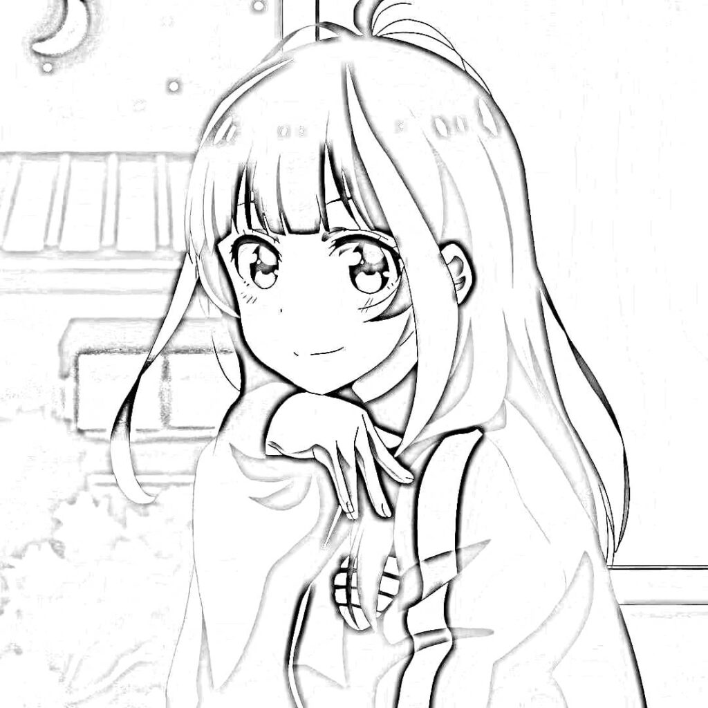 cool anime girl drawing