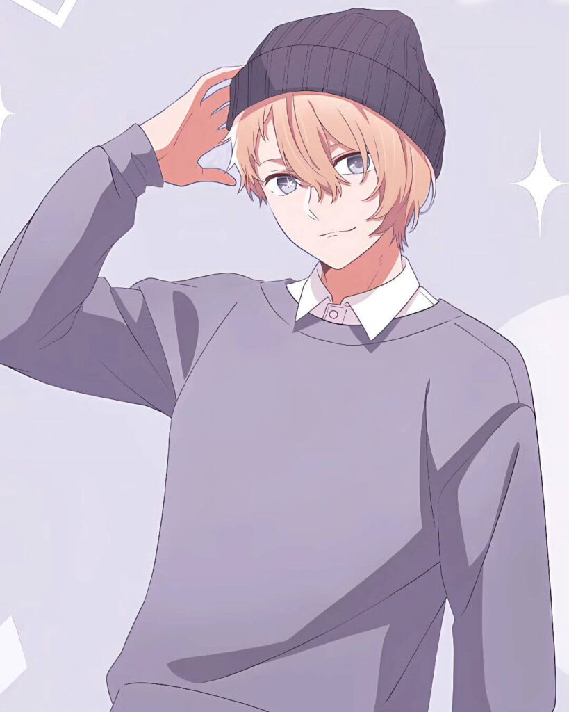 cute anime boy pfp