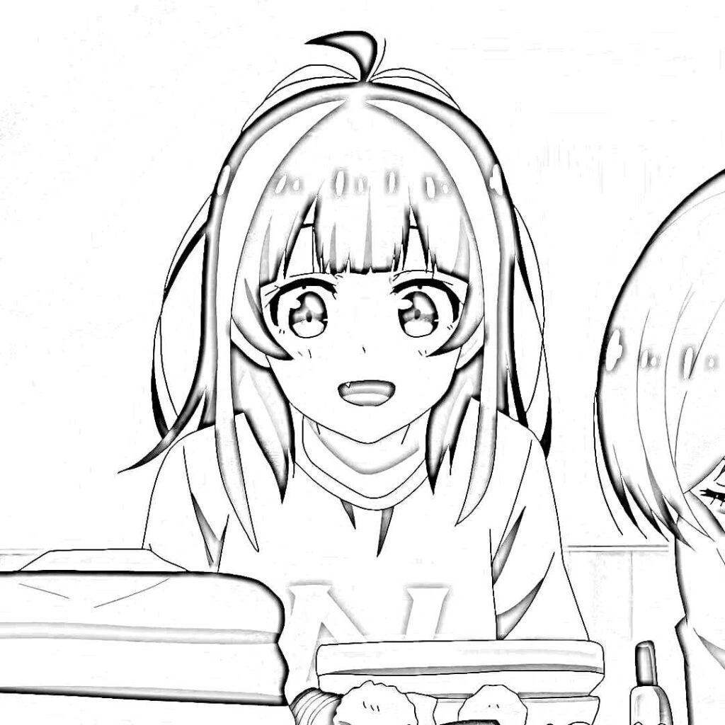 cute easy anime girl drawing