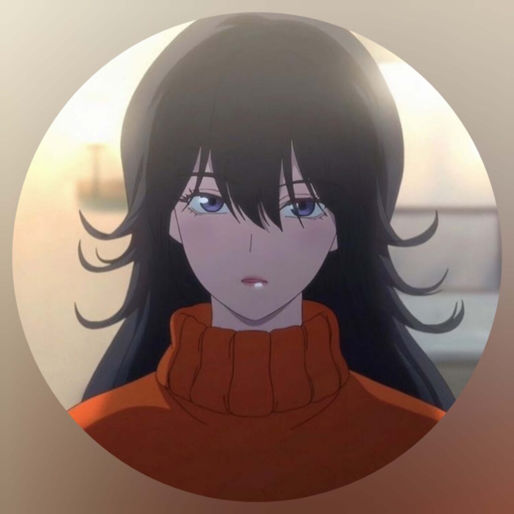hot anime girl with black hair