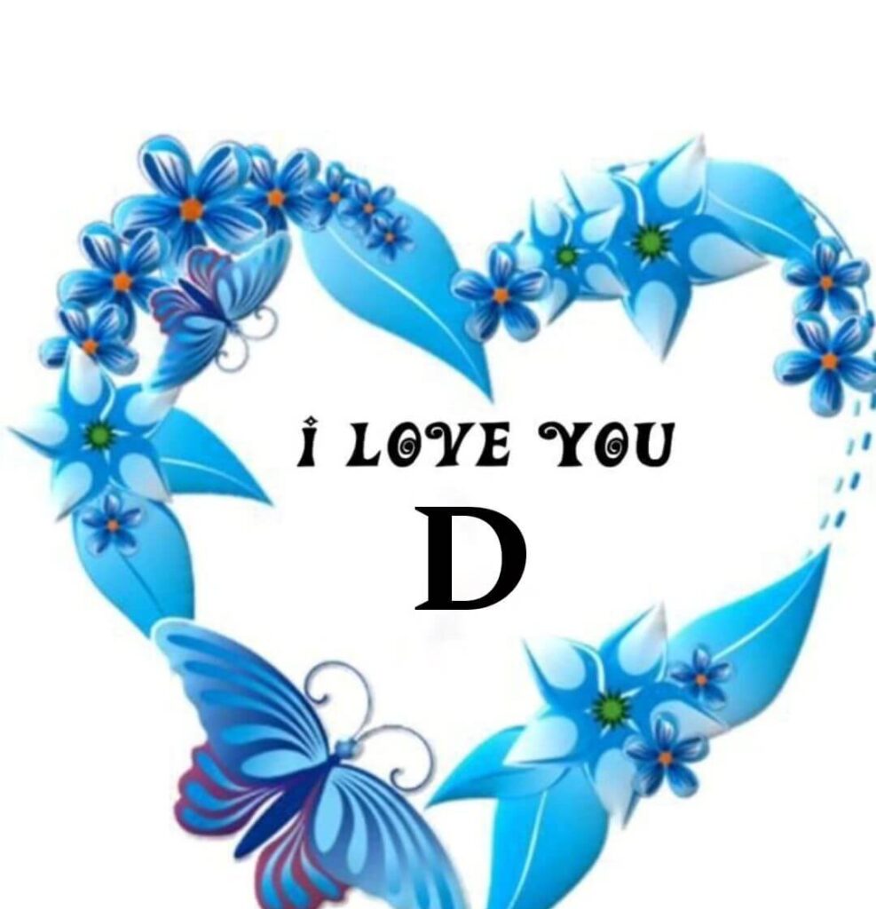 i love you d name dp